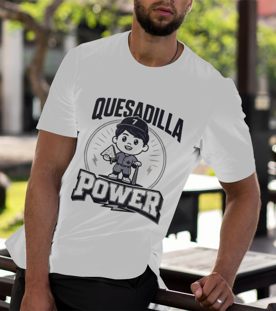 Quesadilla Power Kazuma Okamoto Chibi Toronto Blue Jays Baseball Fan T-Shirt