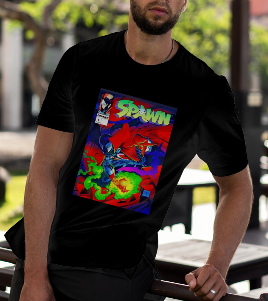 Spawn Image Comics May Issue 1 Albert Al Simmons 1992 T-Shirt