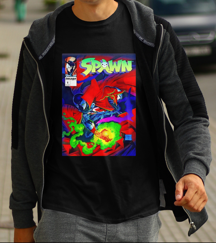 Spawn Image Comics May Issue 1 Albert Al Simmons 1992 T-Shirt