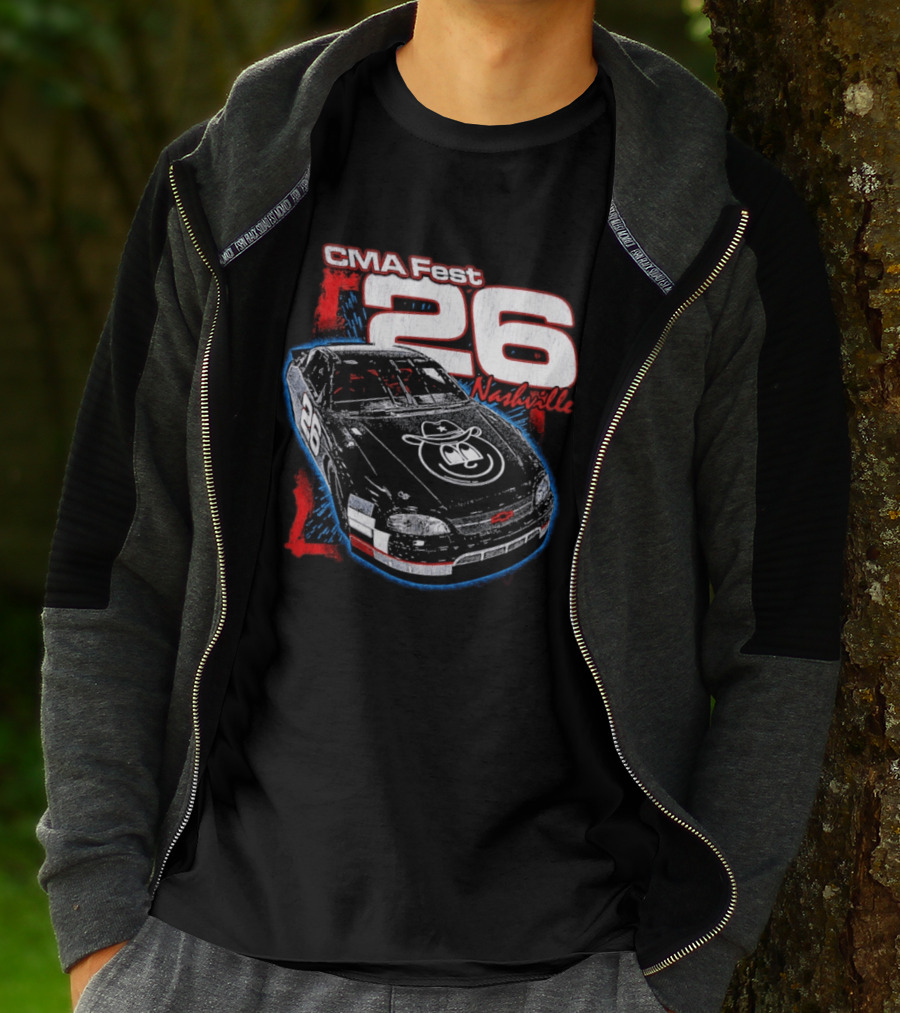 CMA Fest 26 Race Car Nashville 2026 T-Shirt
