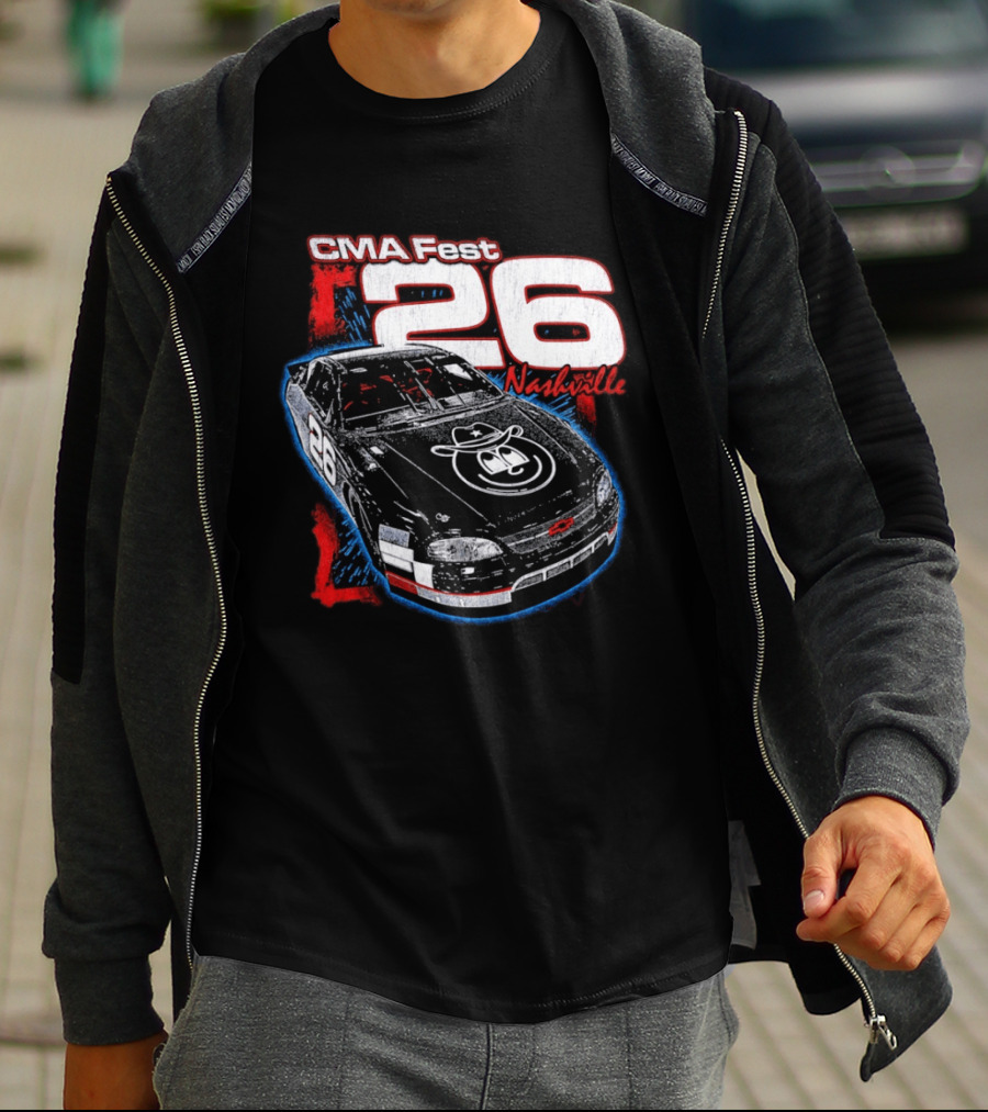 CMA Fest 26 Race Car Nashville 2026 T-Shirt