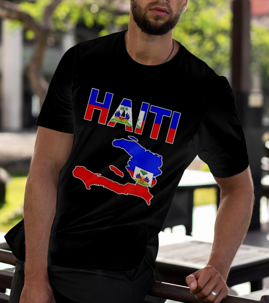 Haiti Flag Day 2026 Map Flag Haitian Pride Celebration T-Shirt