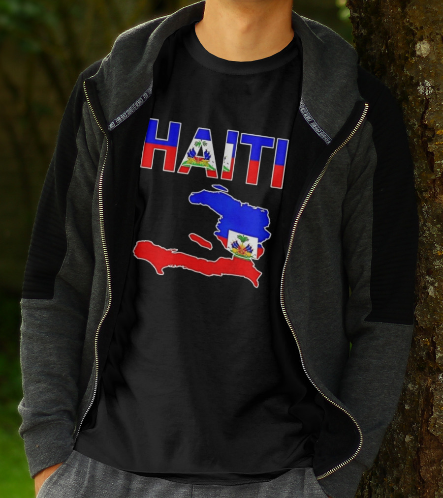 Haiti Flag Day 2026 Map Flag Haitian Pride Celebration T-Shirt