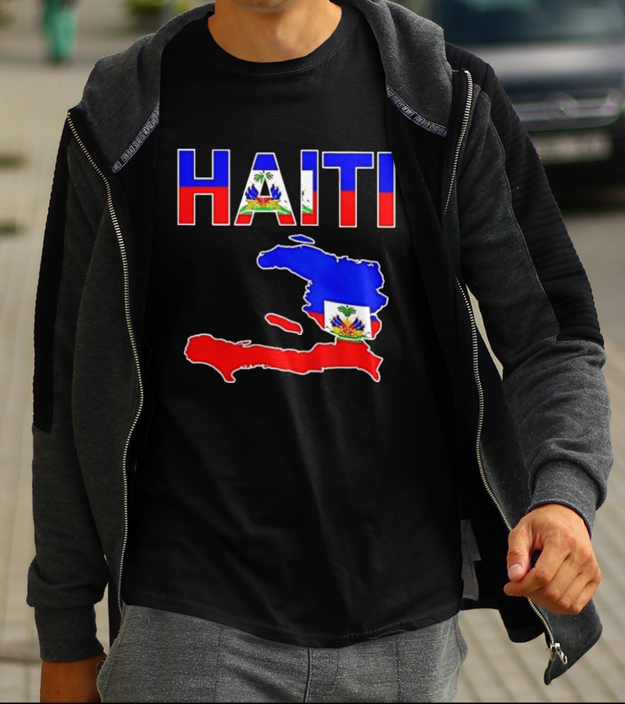 Haiti Flag Day 2026 Map Flag Haitian Pride Celebration T-Shirt