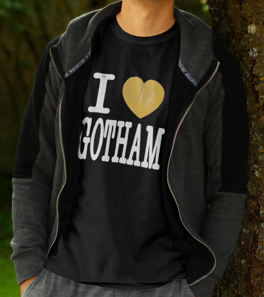 I Heart Gotham Golden Love T-Shirt