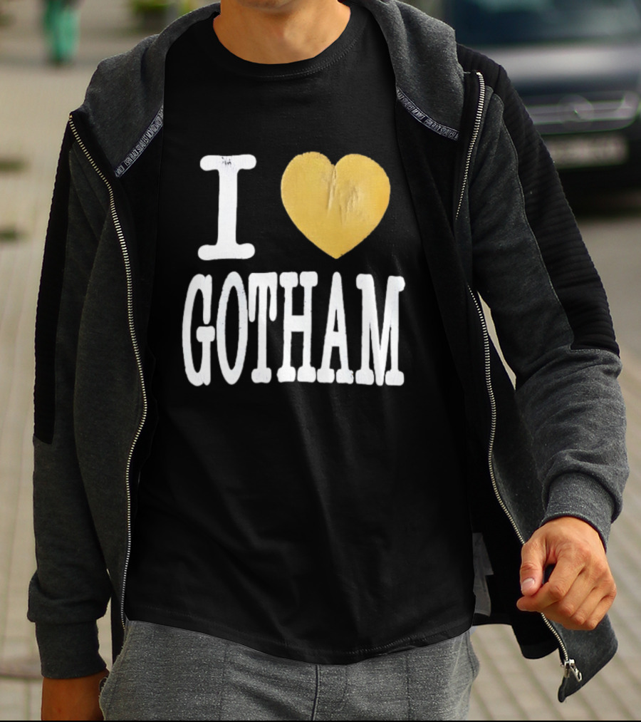 I Heart Gotham Golden Love T-Shirt