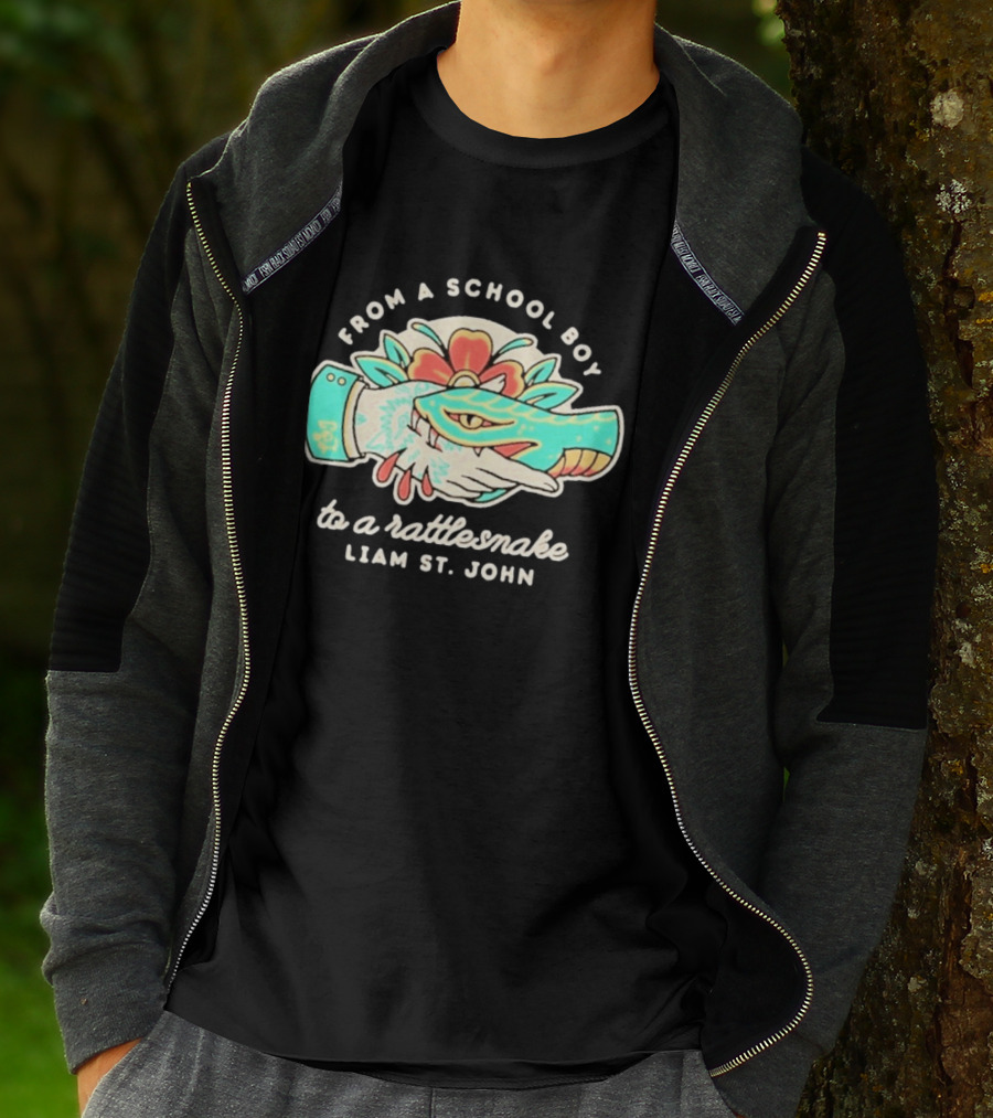From A School Boy To A Rattlesnake Liam St. John T-Shirt