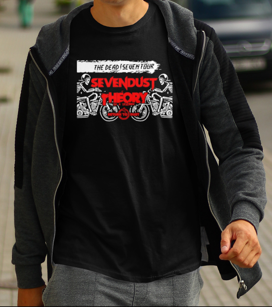 Sevendust Theory The Dead Seven Tour Return To Dust 2026 T-Shirt