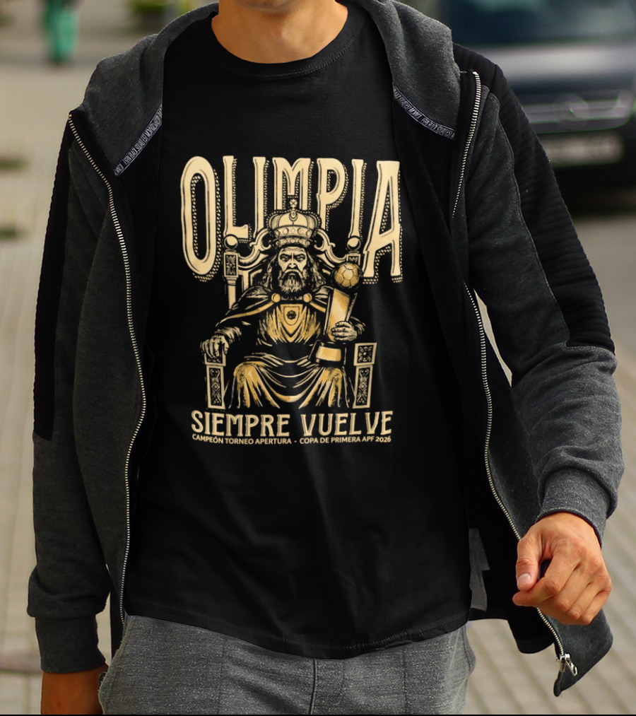 Olimpia Siempre Vuelve 48 Veces Campeón Copa 2026 T-Shirt