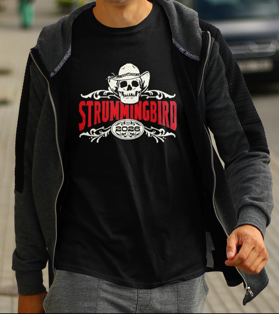 Strummingbird 2026 Festival Exclusive Australia October 17 18 Lineup Cowboy Skull T-Shirt