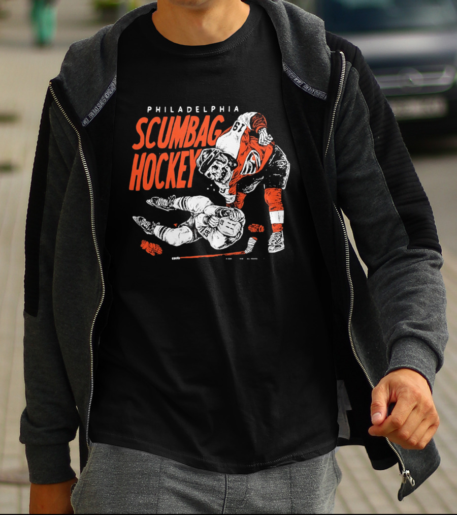 Philadelphia Scumbag Hockey Philadelphia Flyers T-Shirt