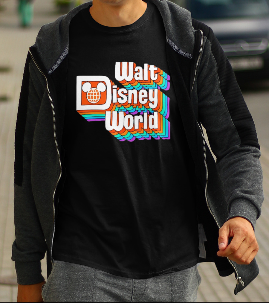 Walt Disney World Retro Rainbow Mickey Ears T-Shirt