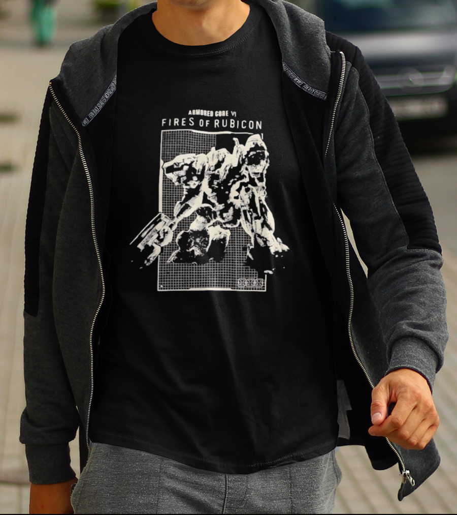 Armored Core VI Fires Of Rubicon Mecha Combat Action T-Shirt