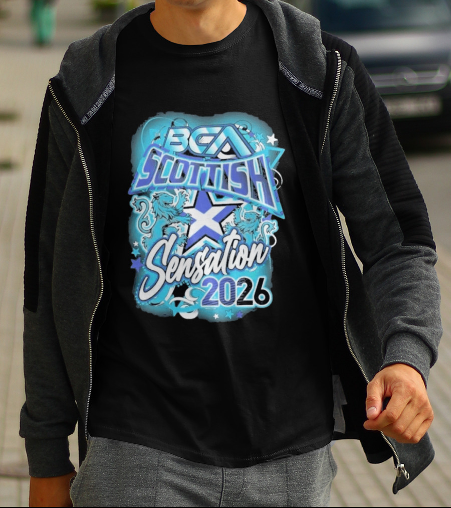 BCA Scottish Sensation 2026 Lions And Stars Competition T-Shirt