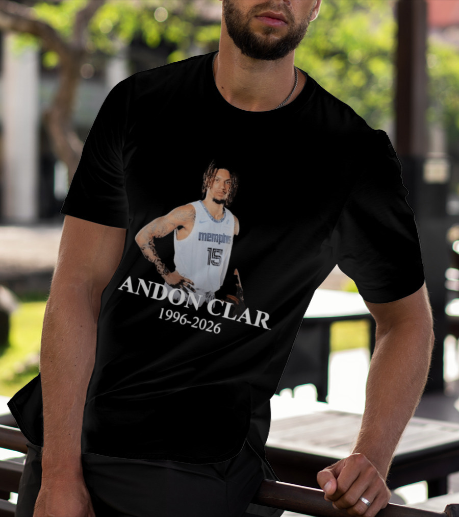 Andon Clar 1996 2026 Memphis 15 T-Shirt