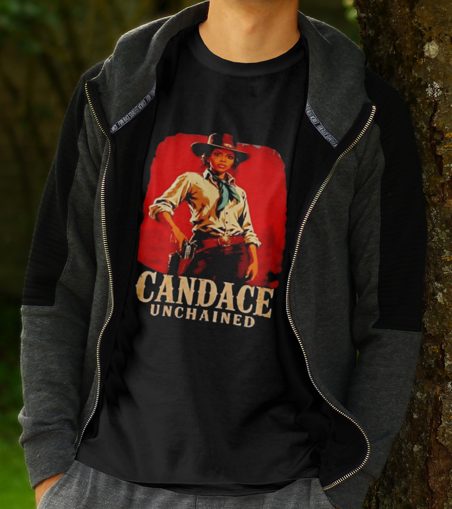 Candace Unchained Western Cowgirl T-Shirt