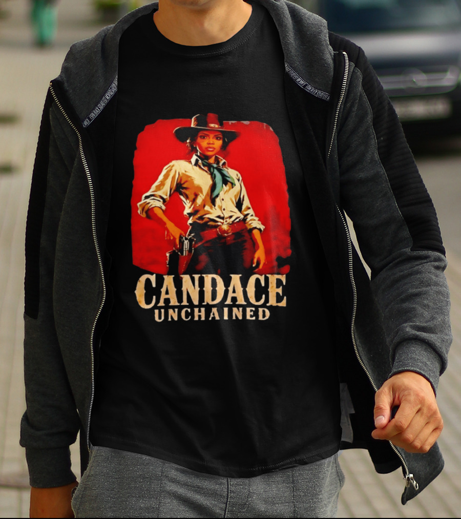 Candace Unchained Western Cowgirl T-Shirt