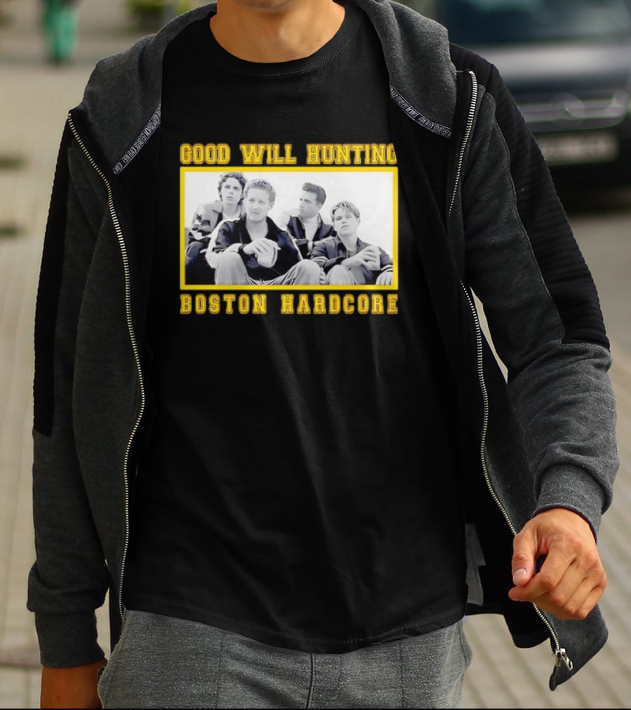 Good Will Hunting Boston Hardcore Matt Damon Ben Affleck T-Shirt
