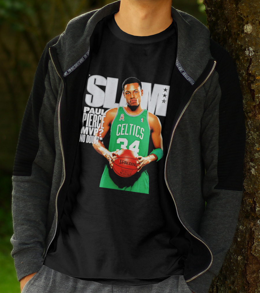 Paul Pierce Celtics 34 MVP No Doubt Slam T-Shirt