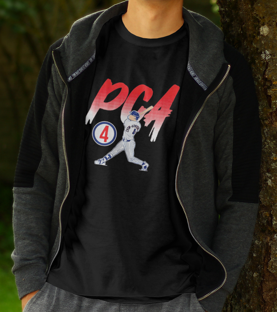 PCA Pete Crow Armstrong 04 Chicago Cubs Baseball Player Swing T-Shirt