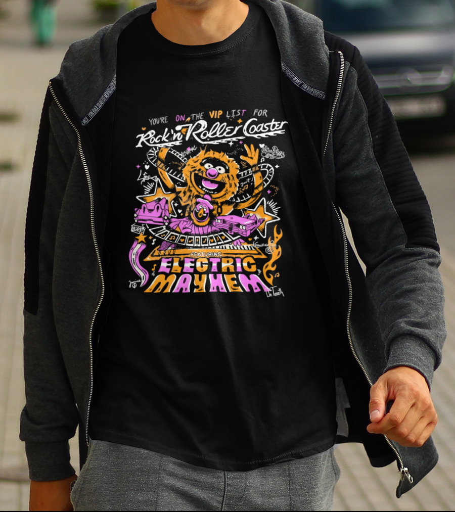 Rock 'n' Roller VIP List Featuring Electric Mayhem T-Shirt