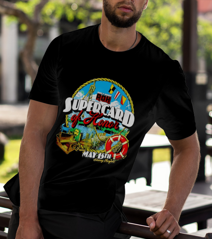 Ring Of Honor ROH Supercard Of Honor May 15th 2026 Salisbury Maryland Event Friday T-Shirt