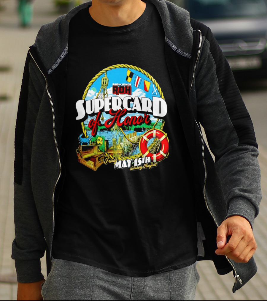 Ring Of Honor ROH Supercard Of Honor May 15th 2026 Salisbury Maryland Event Friday T-Shirt