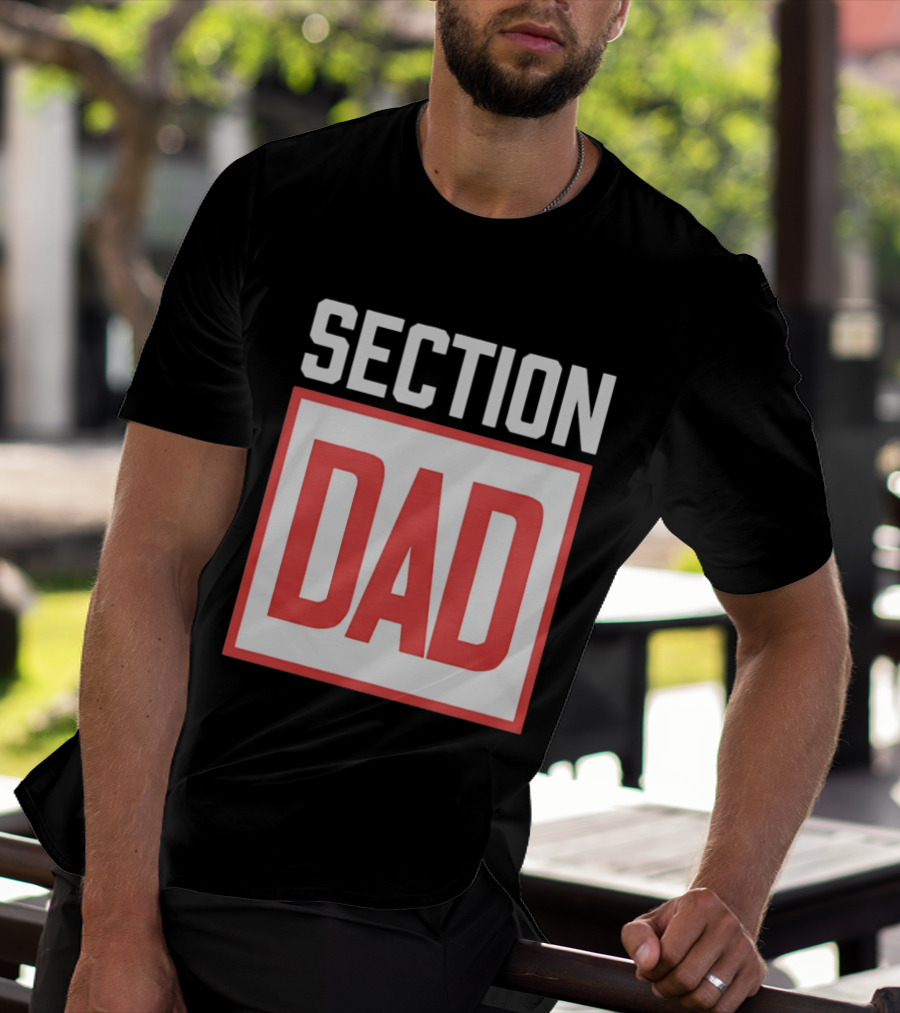 Section Dad Vintage Bold Text Block T-Shirt