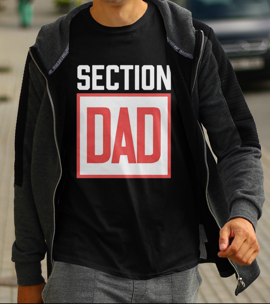 Section Dad Vintage Bold Text Block T-Shirt