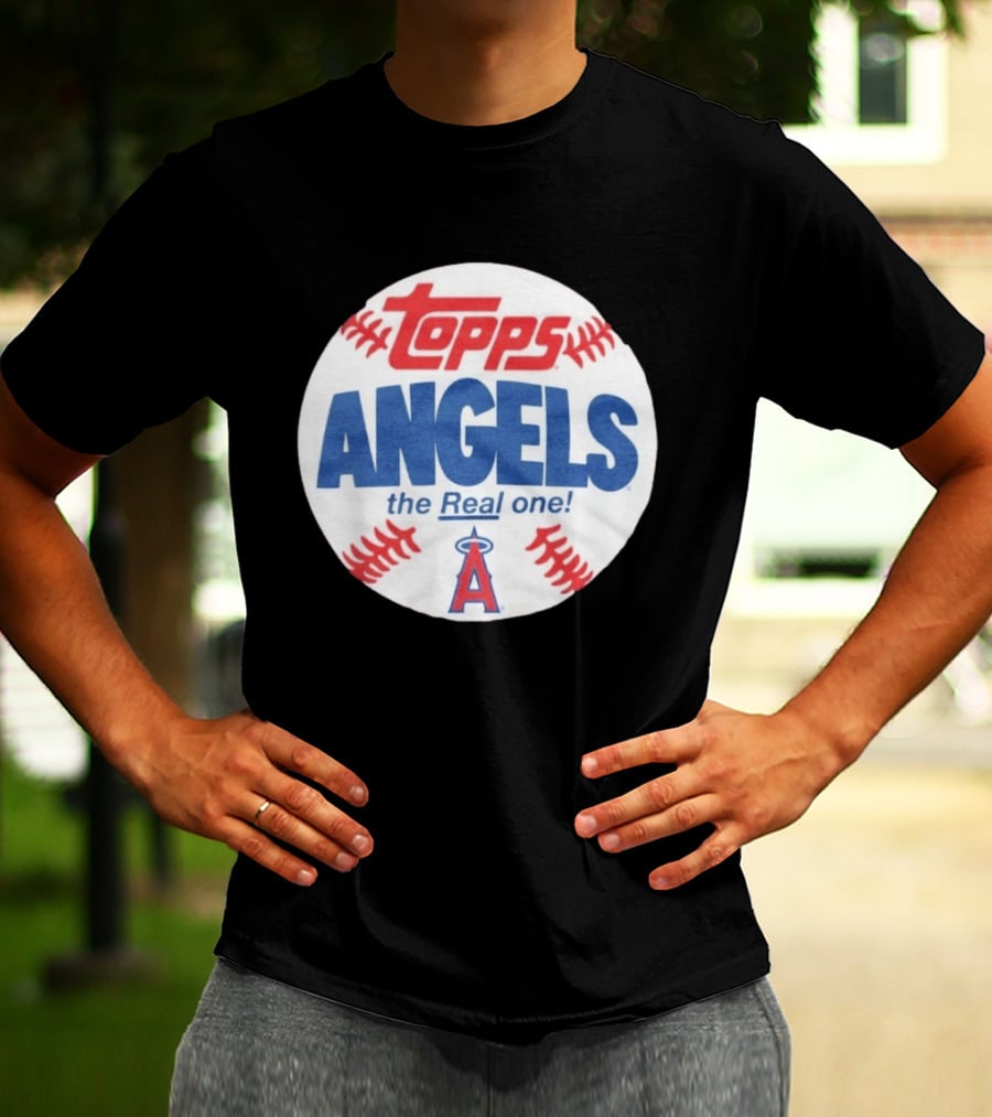 Topps Los Angeles Angels The Real One Baseball T-Shirt