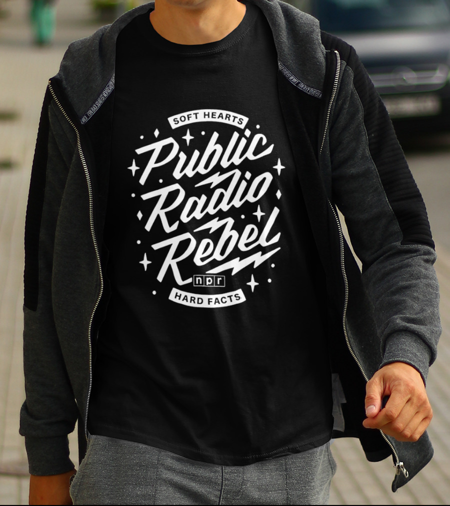 Soft Hearts Public Radio Rebel NPR Hard Facts T-Shirt