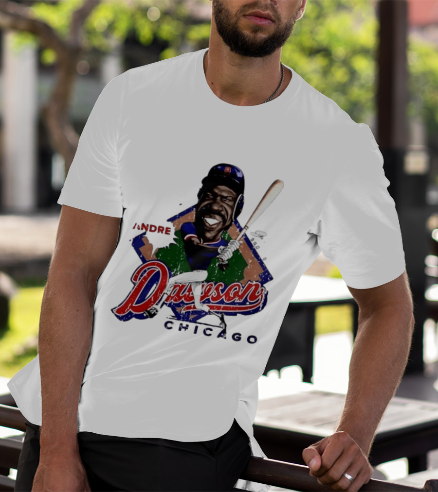 Andre Dawson Chicago Cubs Baseball Legend T-Shirt