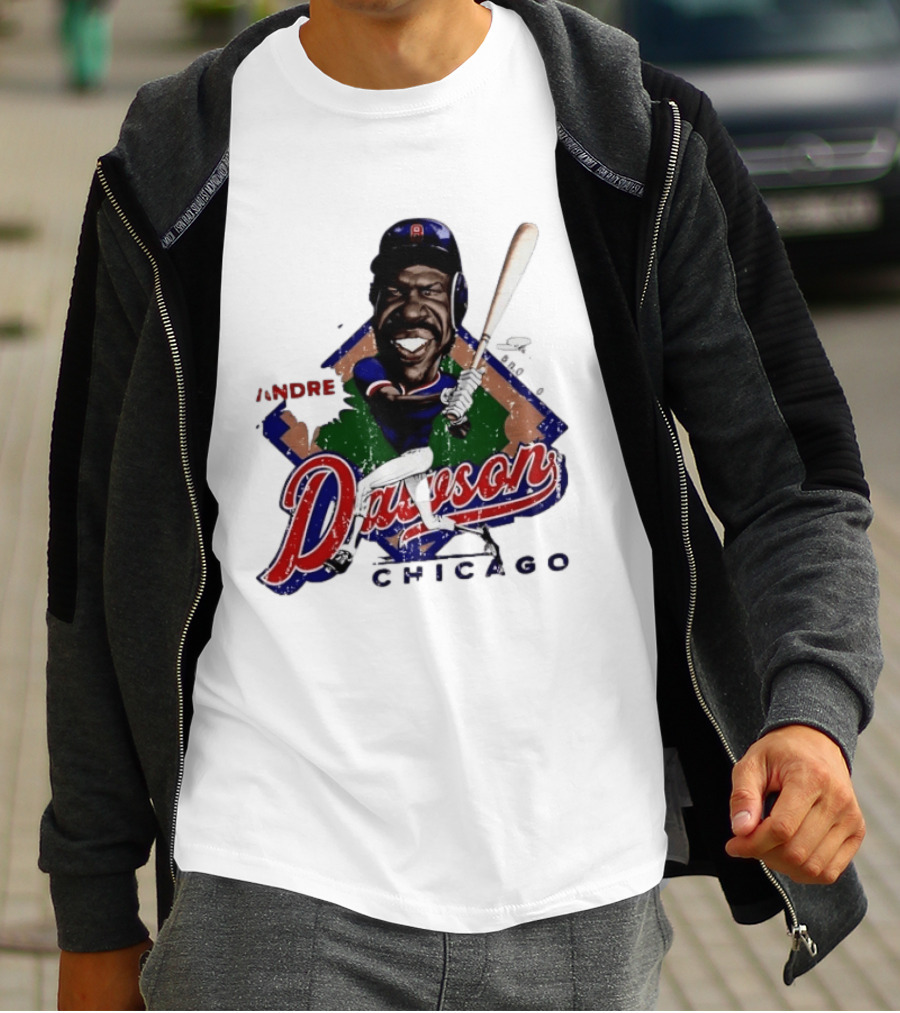 Andre Dawson Chicago Cubs Baseball Legend T-Shirt
