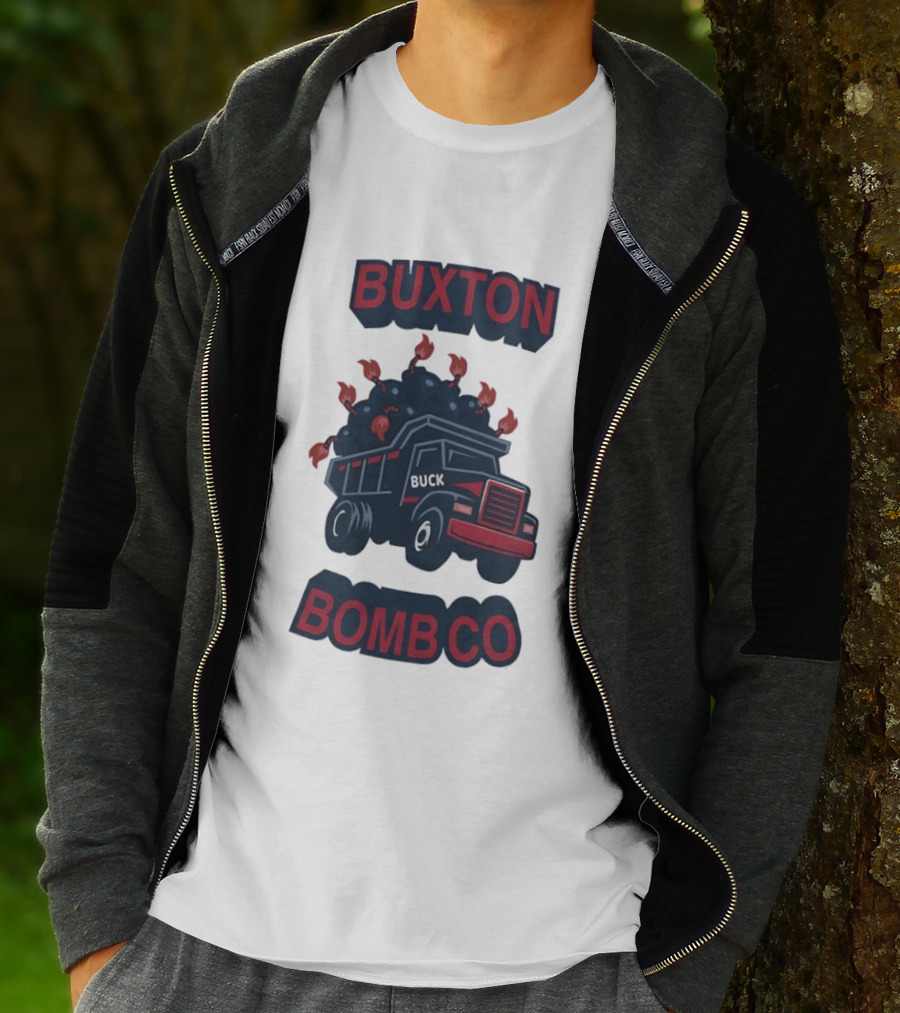 Buxton Bomb Co Buck Truckin' Explosive Truck T-Shirt