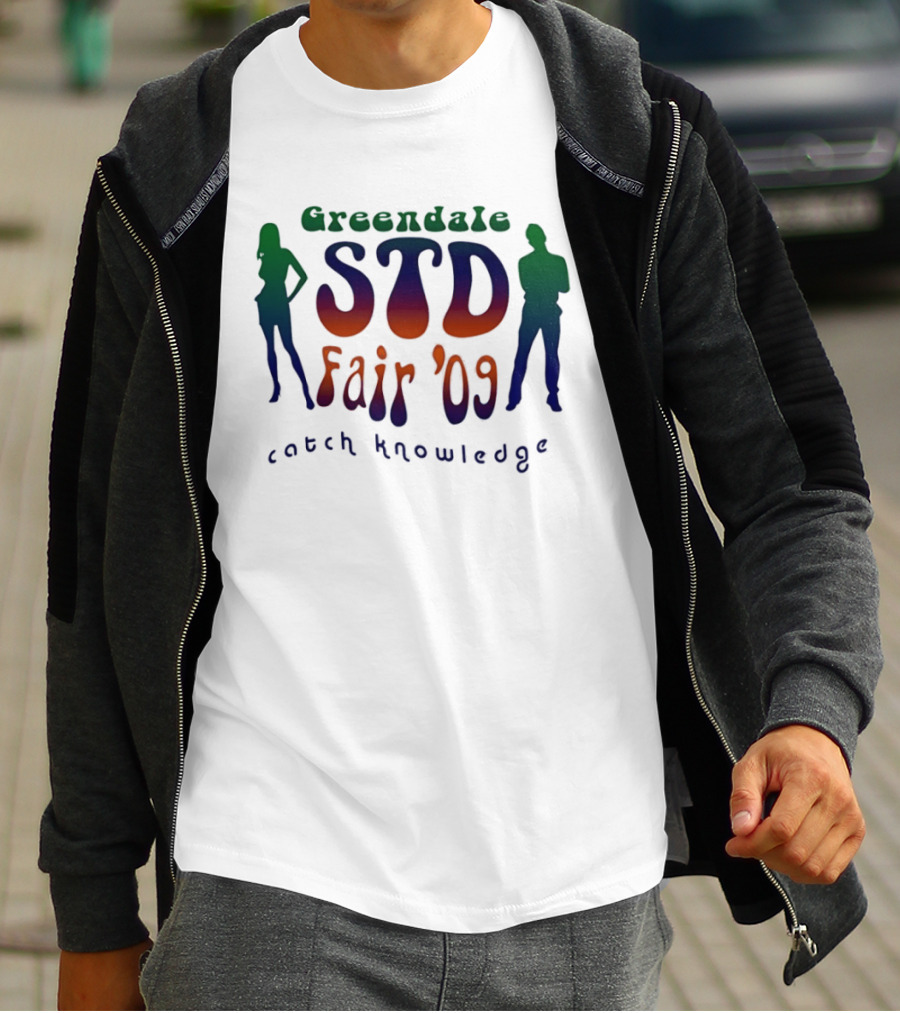 Greendale STD Fair '09 Catch Knowledge T-Shirt