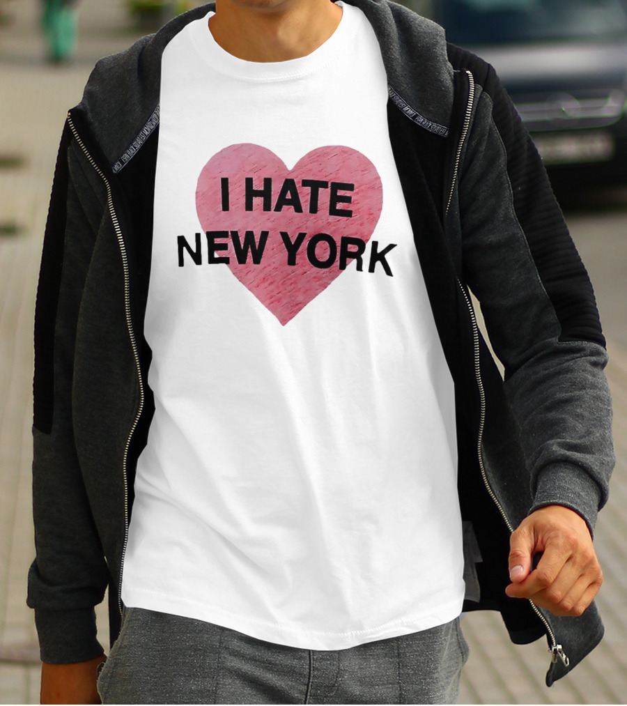 Hailey Van Lith I Hate New York Heart T-Shirt