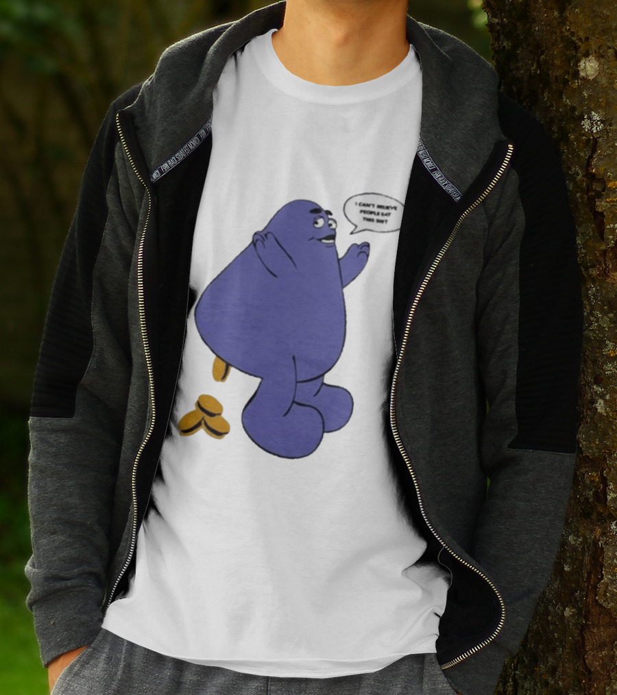 Rare AKOMPLICE GRIMACE I Can't Believe People Eat This T-Shirt