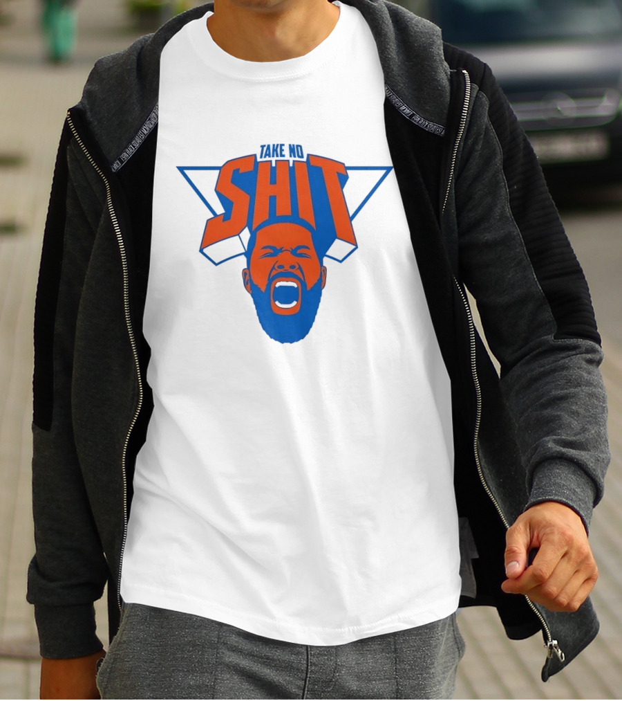 Karl Anthony Towns New York Knicks Take No Shit Knicks T-Shirt