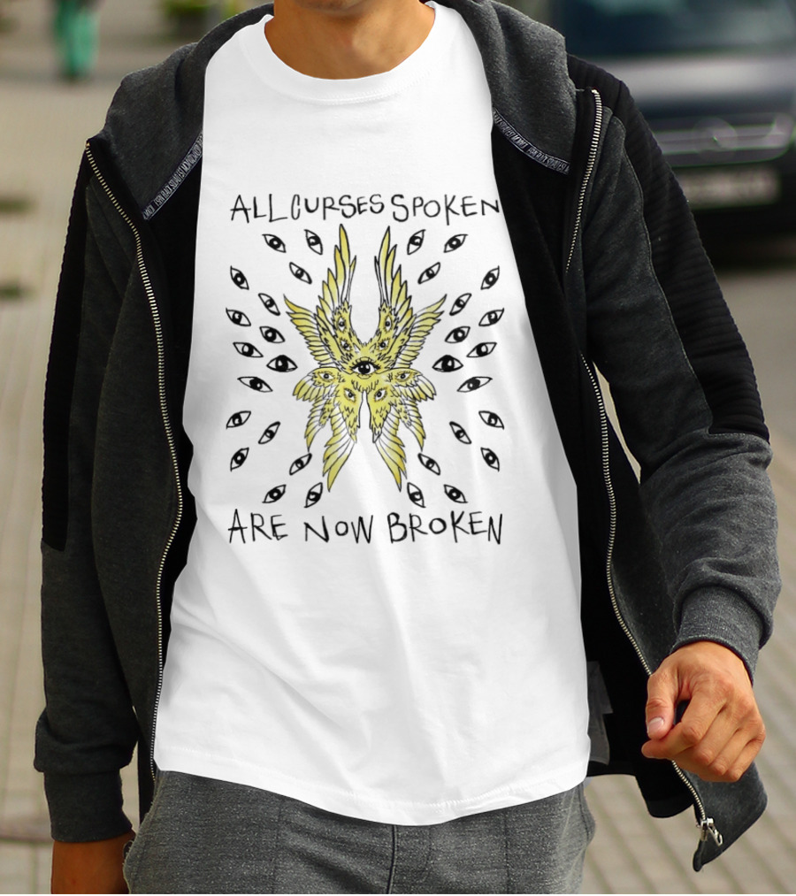 All Curses Spoken Are Now Broken Winged Eye T-Shirt