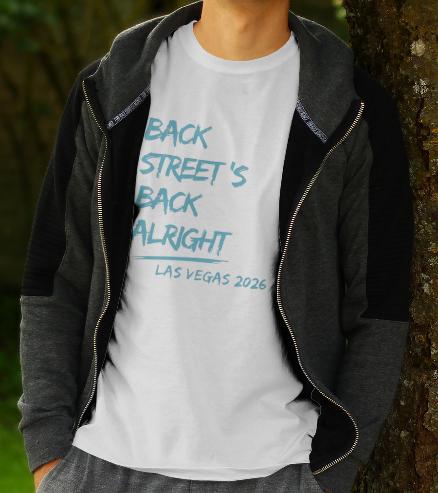 Backstreet's Back Alright Las Vegas 2026 T-Shirt