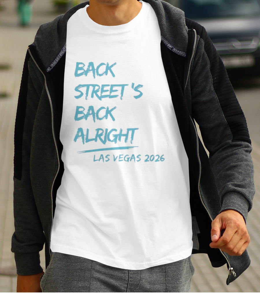 Backstreet's Back Alright Las Vegas 2026 T-Shirt