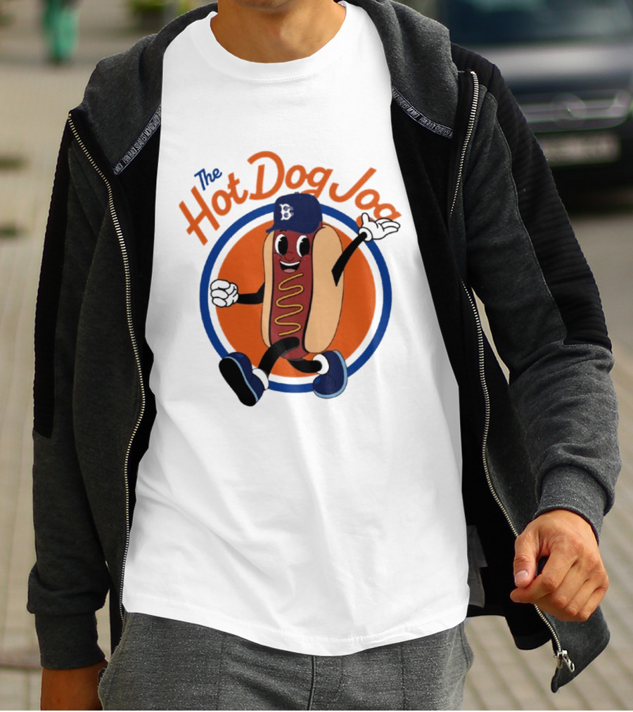 Brooklyn Cyclones The Hot Dog Jog Baseball T-Shirt