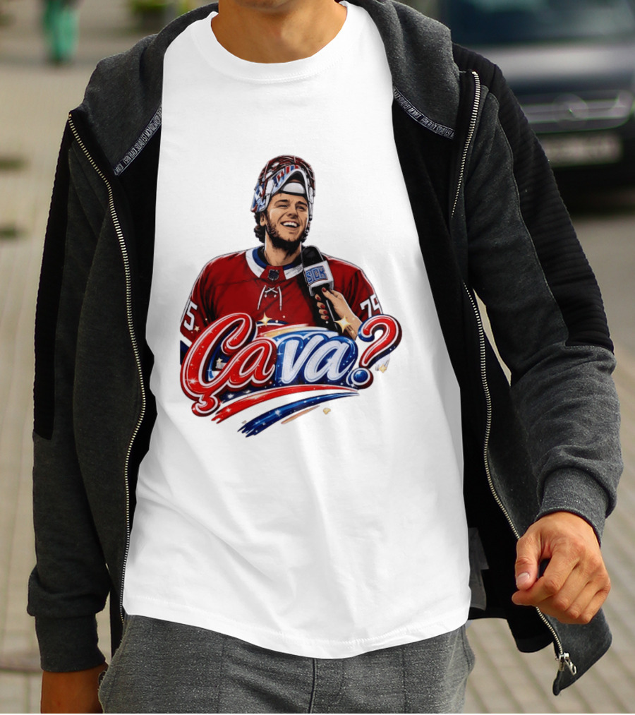 Ca Va Jakub Dobes Montreal Canadiens Interview NHL 75 Hockey Jersey T-Shirt