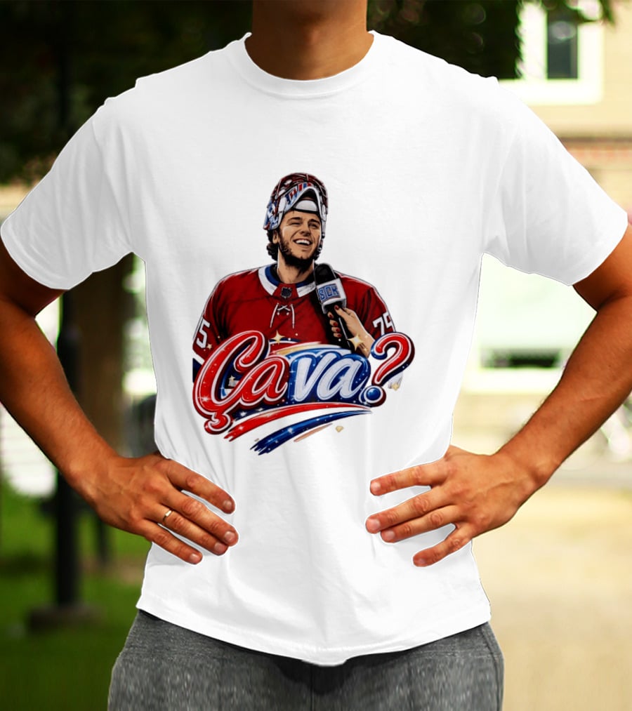Ca Va Jakub Dobes Montreal Canadiens Interview NHL 75 Hockey Jersey T-Shirt