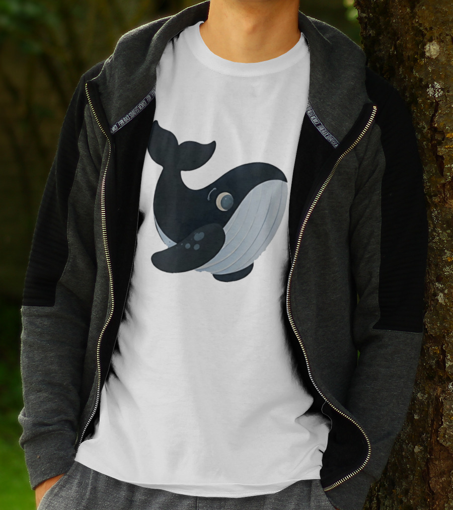 Cocomelon The Movie J.J Whale Cartoon T-Shirt
