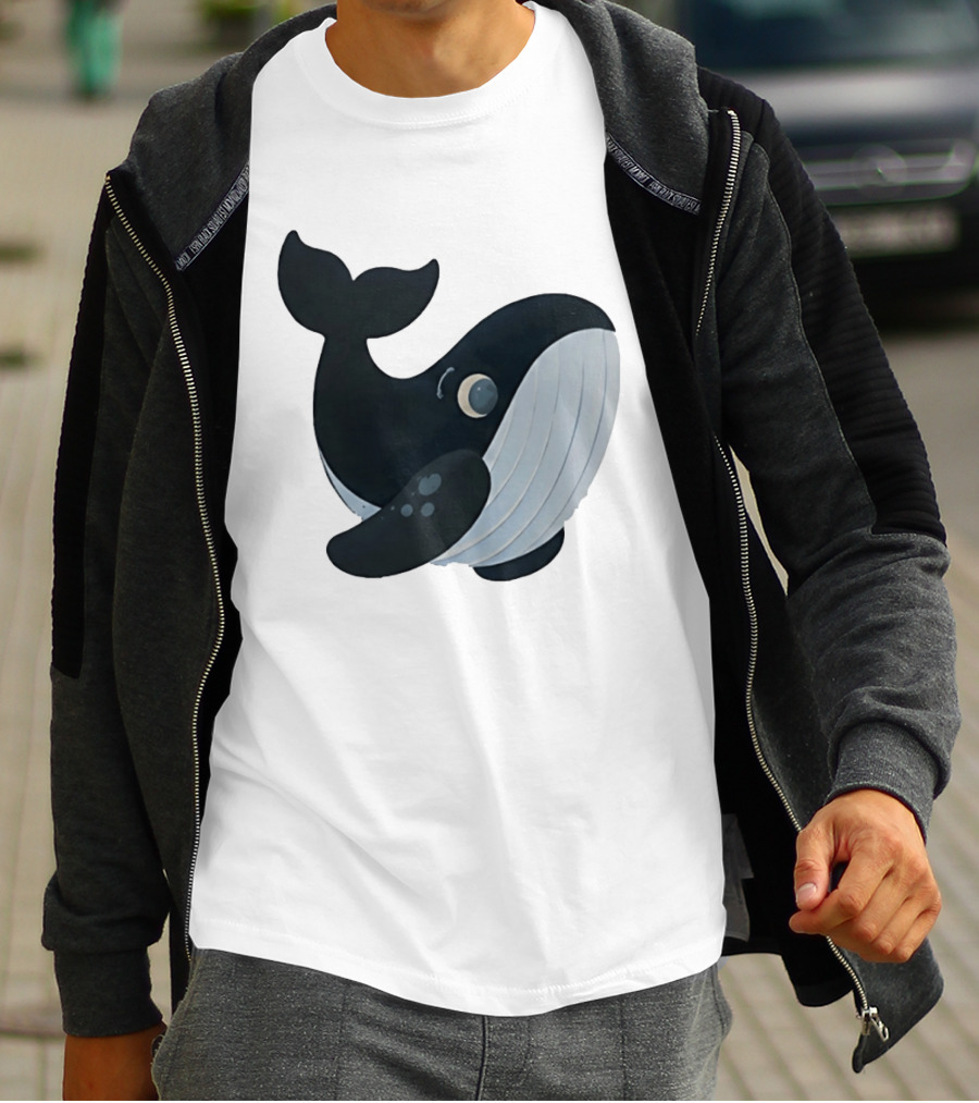 Cocomelon The Movie J.J Whale Cartoon T-Shirt