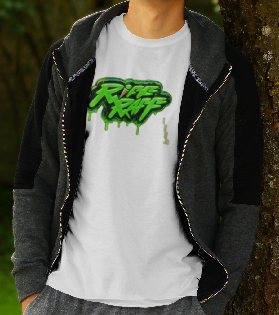 Riff Raff Neon Green Drip T-Shirt