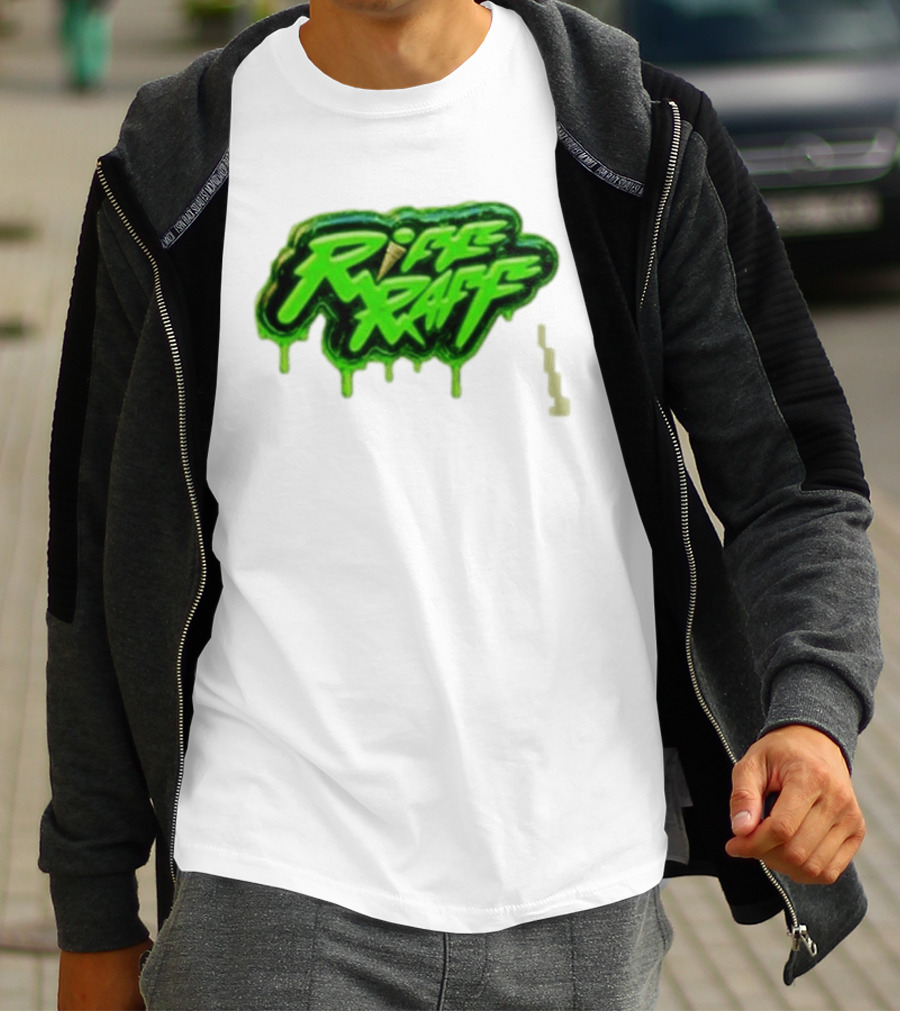 Riff Raff Neon Green Drip T-Shirt