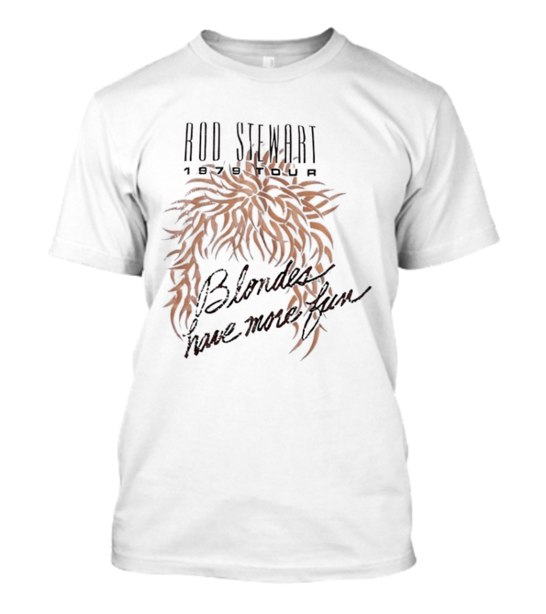 Rod Stewart Blondes Have More Fun 1979 Tour T-Shirt