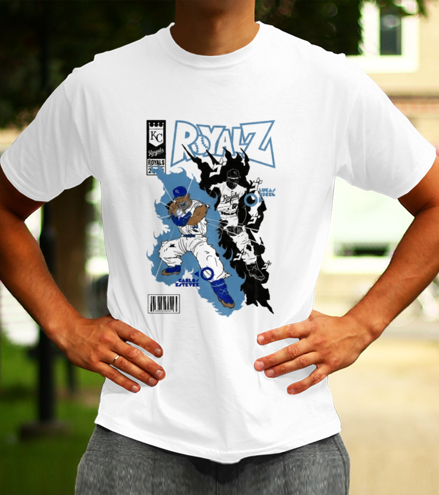 Royals Dragon Kamehameha Baseball Anime T-Shirt